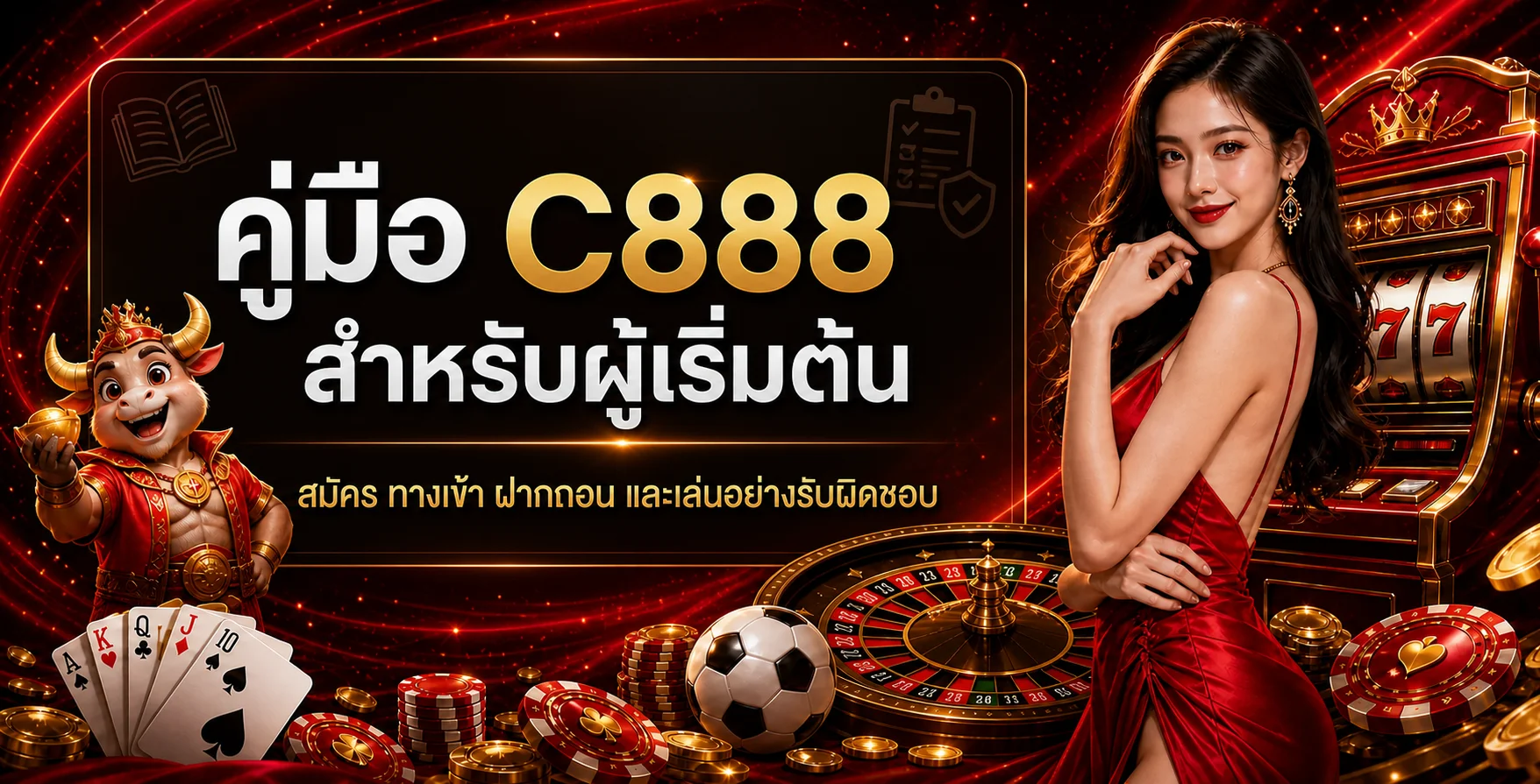C888 คู่มือผู้เริ่มต้น สมัคร ทางเข้า ฝากถอนอย่างปลอดภัย